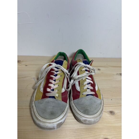 Vans New Style 36 Sunshine Multi/True‎ White Men Size USA 9 Z10 - Picture 2 of 6